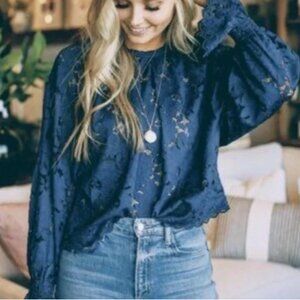 Free people Olivia lace top